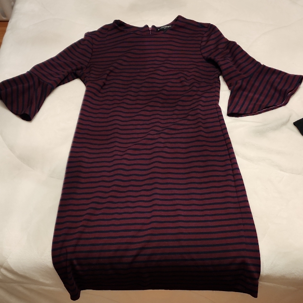 Banana Republic Dress in Purple and Black